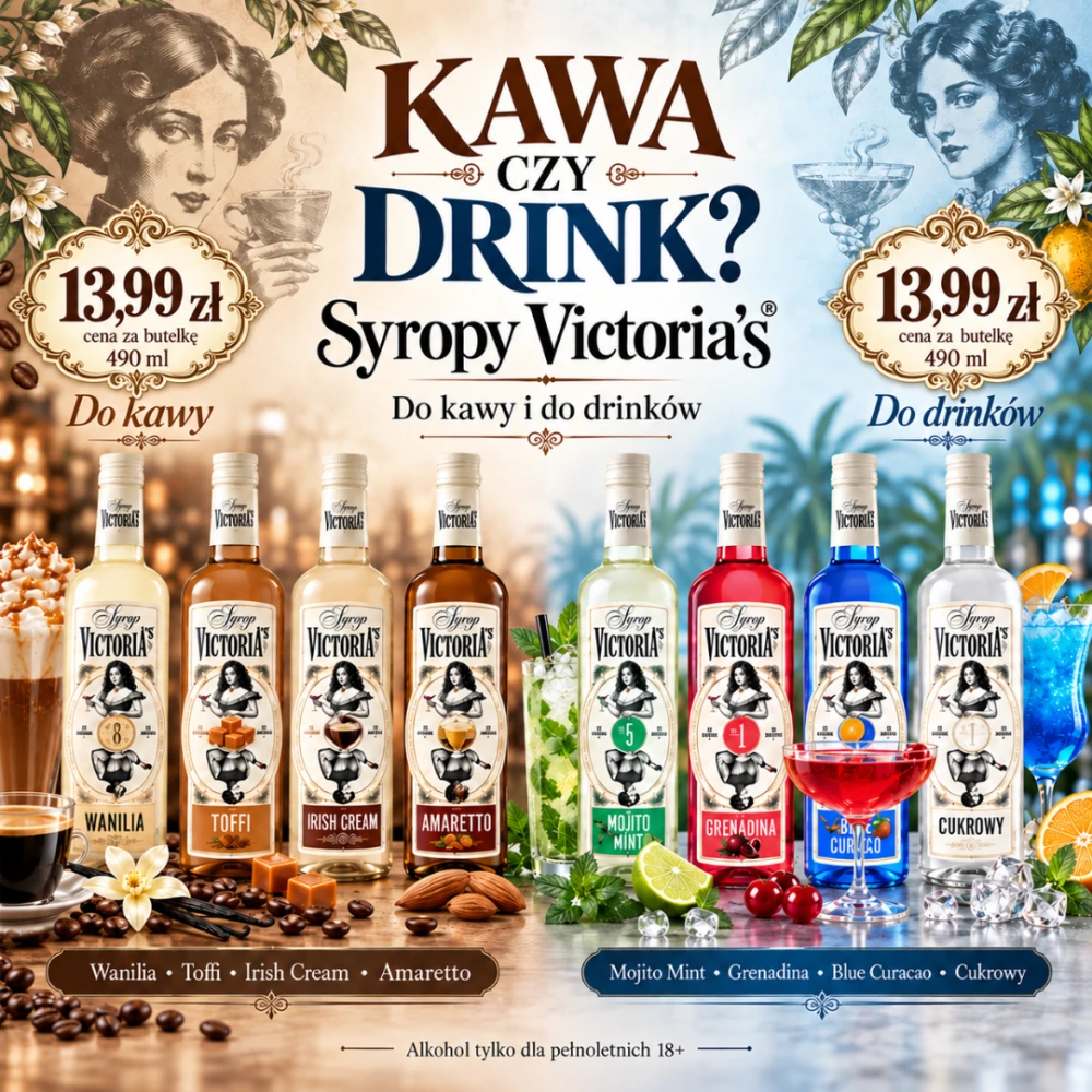 Syropy Victoria’s do kawy i drinków