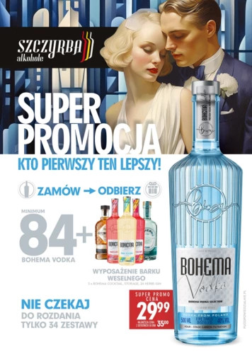 Odkryj polską wódkę ultra premium - Bohema Vodka! 