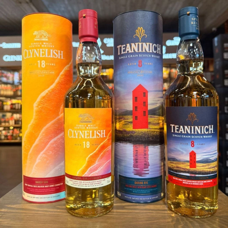 Clynelish 18yo „Waxen Sun” / Teaninich 8yo „Daring Rye”