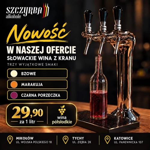 Słowackie wina lane z kranu – trzy owocowe smaki 🍷
