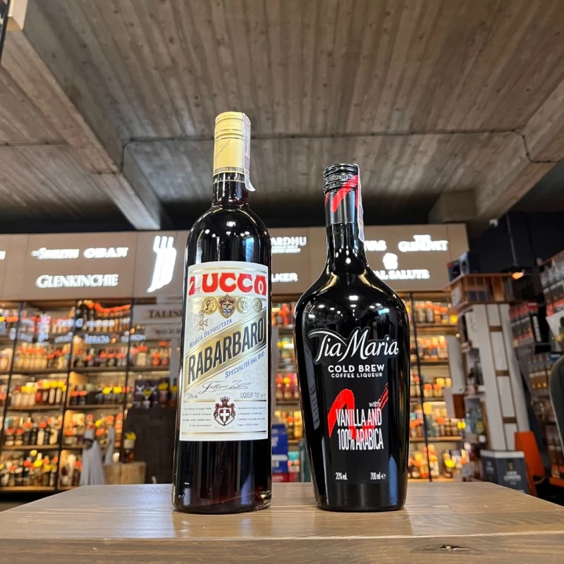 Tia Maria Café / Zucca Rabarbaro Liqueur